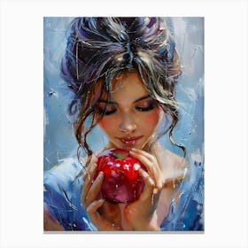 Red Apple Canvas Print