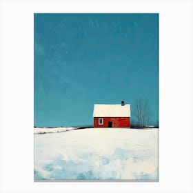 Minimalism Sweden Landscape Canvas Print