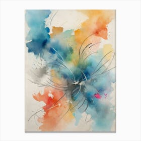 Abstract Watercolor Painting 13 Canvas Print