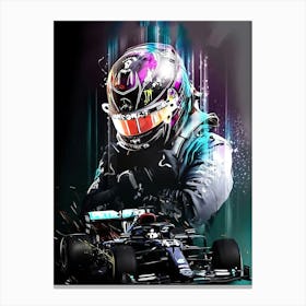 Lewis Hamilton 2 Canvas Print