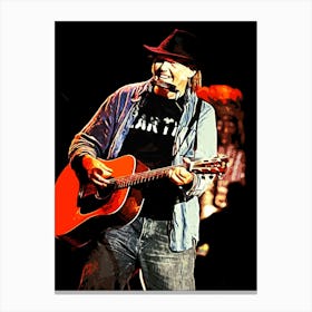 Neil Young 4 Canvas Print