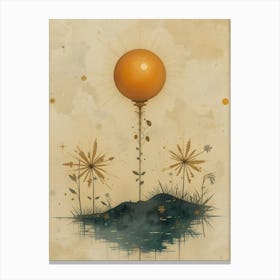 Balloons In The Sky Canvas Print