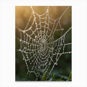 Spider Web Canvas Print