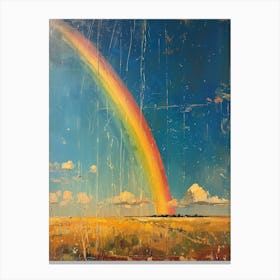 Rainbow Over The Prairie Canvas Print