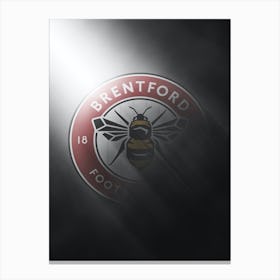 Brentford Football Poster Canvas Print