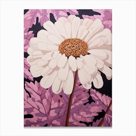 Flower Illustration Cineraria 3 Canvas Print