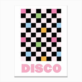 Disco Canvas Print