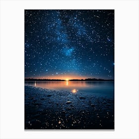 Night Sky With Stars 5 Canvas Print