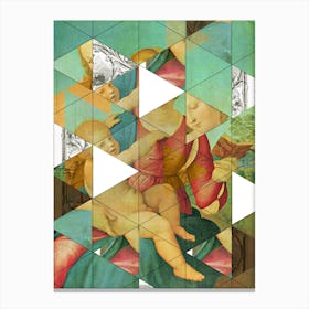 Raphael´s Mother & Child get Mixed Canvas Print