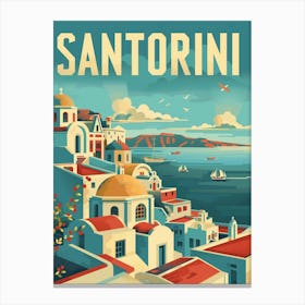 Santorini Greece Canvas Print