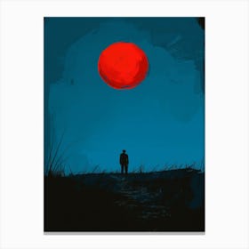 Red Sun Canvas Print