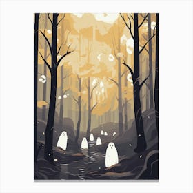 Ghosts In The Woods 1 Canvas Print