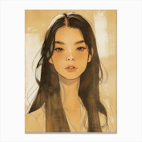 Asian Girl 48 Canvas Print