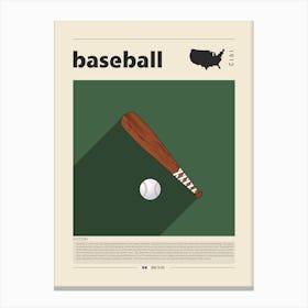 Baseball Canvas Print