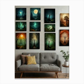 Twilight Forest Canvas Print