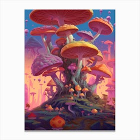 Mushroom Fantasy 7 Canvas Print