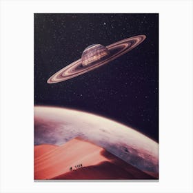 Dune Rings Planet Saturn Canvas Print