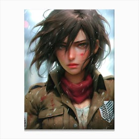 AOT Mikasa Ackerman Canvas Print