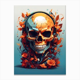 Skull Synergy Canvas Print