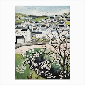 Aberdaron (Wales) Painting 3 Canvas Print