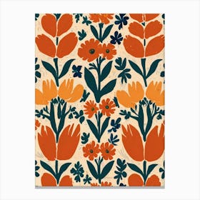 Floral Pattern 6 Canvas Print