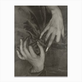 Georgia O’Keeffe Hands And Thimble, Alfred Stieglitz Canvas Print