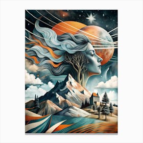 Surreal Landscape Canvas Print