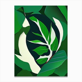 Wintergreen Leaf Vibrant Inspired 3 Canvas Print