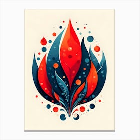 Fire Art Canvas Print