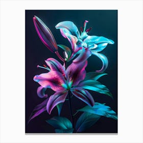 Lily Art 3 Canvas Print