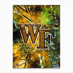 Wake Forest Demon Deacons 1 Canvas Print