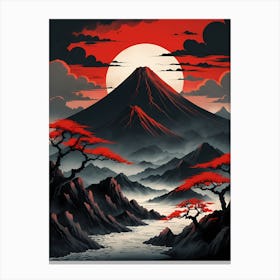 Japanese Landscape 6 Canvas Print