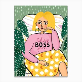 Boss Lady Lotta Canvas Print