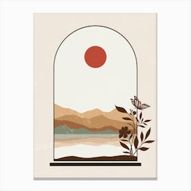 Sun In The Window Canvas Print