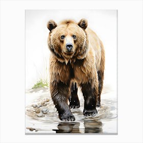 King Of The Forest Majestic Canvas Print