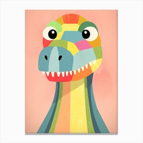 Colourful Dinosaur Anchisaurus 3 Canvas Print