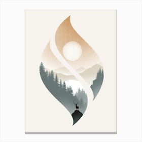 Fire Elemental Canvas Print