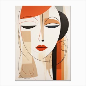 'Face Of A Woman' 1 Canvas Print