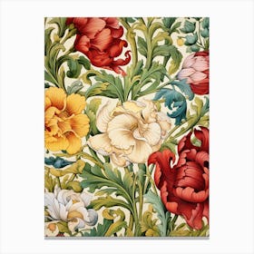 Floral Wallpaper 35 Canvas Print