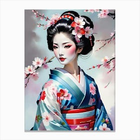 Geisha 189 Canvas Print