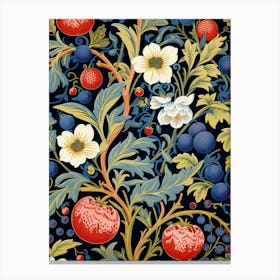 Berries And Flowers 1 Canvas Print