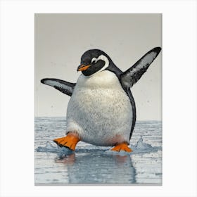 Antarctic Penguin Canvas Print