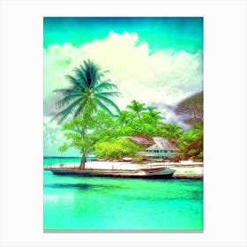 Mactan Island Philippines Soft Colours Tropical Destination Canvas Print
