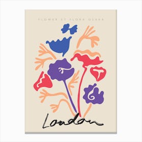 Flower Et Flora London Canvas Print