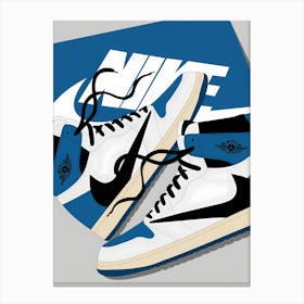 Nike Air Jordan Canvas Print