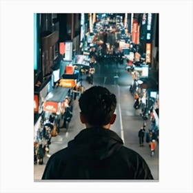 City At Night Canvas Print