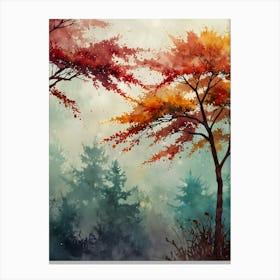 Autumn Trees 4 Canvas Print