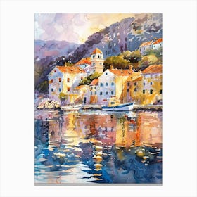 Dalmatian Colourful Watercolour 1 Canvas Print