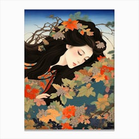Ukiyo Beauty Japanese Style 6 Canvas Print
