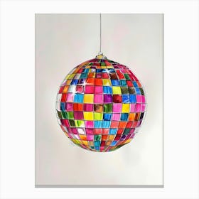 Disco Ball 20 Canvas Print